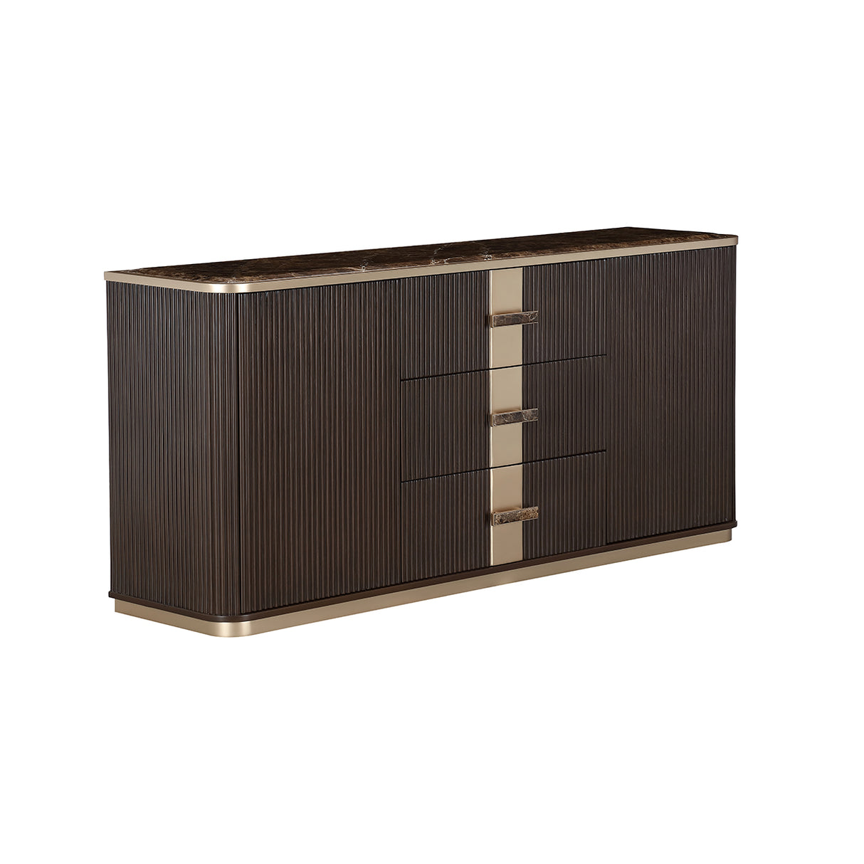 West Kensington Medium Espresso Sideboard from Michael Amini - Luna Furniture