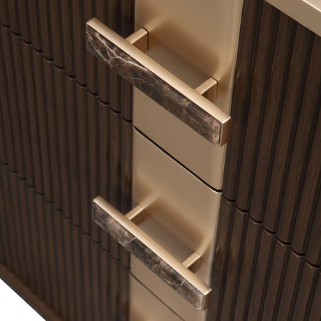 West Kensington Medium Espresso Sideboard from Michael Amini - Luna Furniture