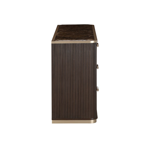 West Kensington Medium Espresso Sideboard from Michael Amini - Luna Furniture