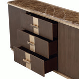 West Kensington Medium Espresso Sideboard from Michael Amini - Luna Furniture