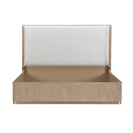 West Kensington - Caramel Sea Salt Caramel Queen Bed from Michael Amini - Luna Furniture