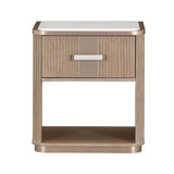 West Kensington - Caramel Sea Salt Caramel 1-drawer Nightstand from Michael Amini - Luna Furniture