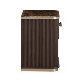 West Kensington Medium Espresso 1-drawer Nightstand from Michael Amini - Luna Furniture
