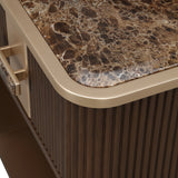 West Kensington Medium Espresso 1-drawer Nightstand from Michael Amini - Luna Furniture