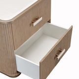 West Kensington - Caramel Sea Salt Caramel 2-drawer Nightstand from Michael Amini - Luna Furniture