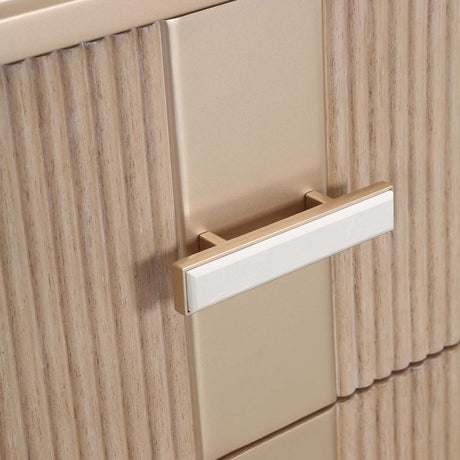 West Kensington - Caramel Sea Salt Caramel 2-drawer Nightstand from Michael Amini - Luna Furniture