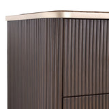 West Kensington Medium Espresso 2-drawer Nightstand from Michael Amini - Luna Furniture
