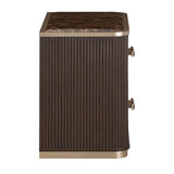 West Kensington Medium Espresso 2-drawer Nightstand from Michael Amini - Luna Furniture