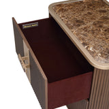 West Kensington Medium Espresso 2-drawer Nightstand from Michael Amini - Luna Furniture