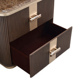 West Kensington Medium Espresso 2-drawer Nightstand from Michael Amini - Luna Furniture