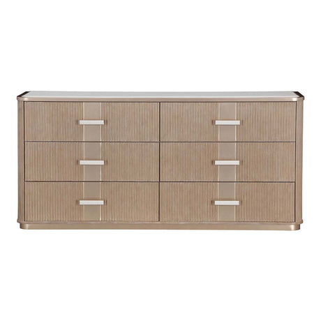 West Kensington - Caramel Sea Salt Caramel Dresser from Michael Amini - Luna Furniture