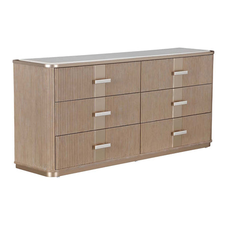 West Kensington - Caramel Sea Salt Caramel Dresser from Michael Amini - Luna Furniture