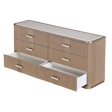 West Kensington - Caramel Sea Salt Caramel Dresser from Michael Amini - Luna Furniture