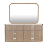 West Kensington - Caramel Sea Salt Caramel Dresser With Mirror from Michael Amini - Luna Furniture
