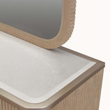 West Kensington - Caramel Sea Salt Caramel Dresser With Mirror from Michael Amini - Luna Furniture