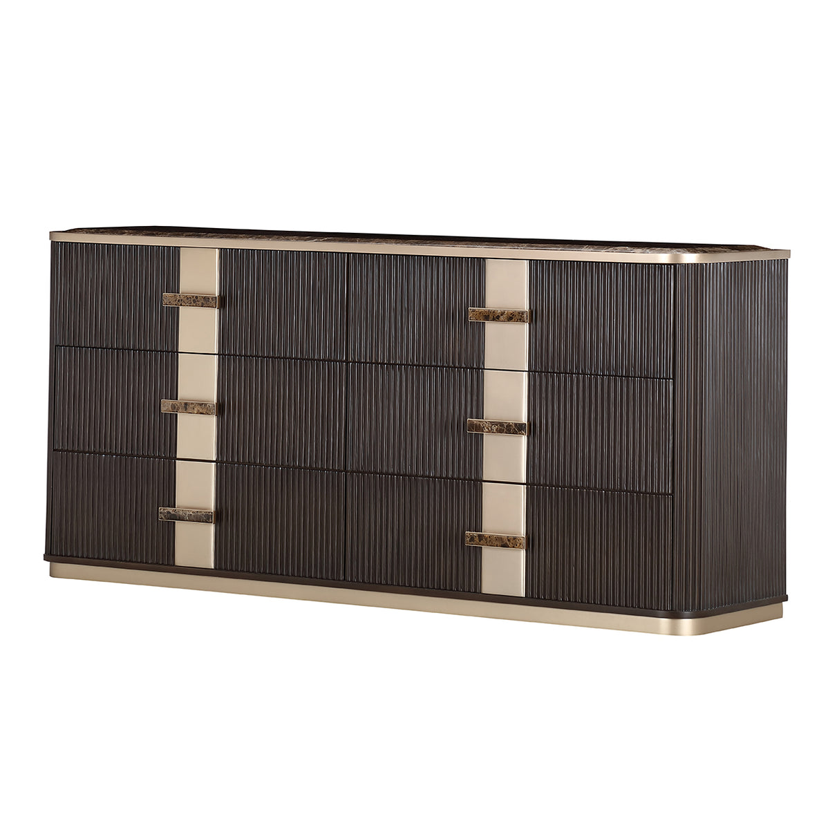 West Kensington Medium Espresso Dresser from Michael Amini - Luna Furniture