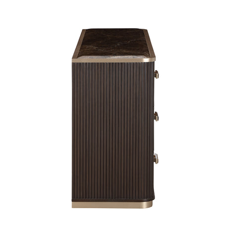 West Kensington Medium Espresso Dresser from Michael Amini - Luna Furniture