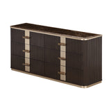 West Kensington Medium Espresso Dresser from Michael Amini - Luna Furniture