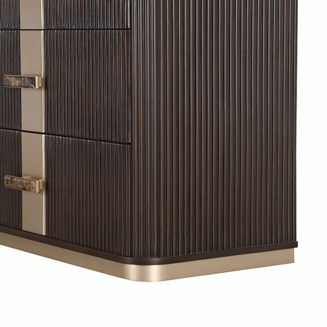 West Kensington Medium Espresso Dresser from Michael Amini - Luna Furniture