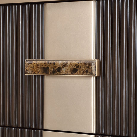 West Kensington Medium Espresso Dresser from Michael Amini - Luna Furniture