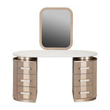 West Kensington - Caramel Sea Salt Caramel Vanity With Mirror from Michael Amini - Luna Furniture