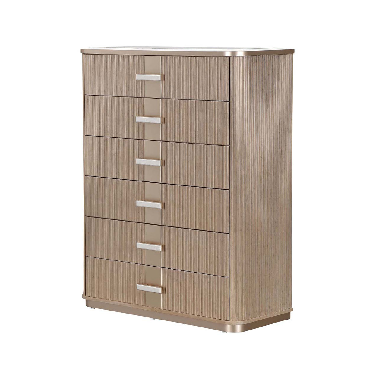 West Kensington - Caramel Sea Salt Caramel Highboy Chest from Michael Amini - Luna Furniture
