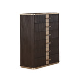 West Kensington Medium Espresso Highboy Chest from Michael Amini - Luna Furniture