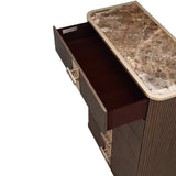 West Kensington Medium Espresso Highboy Chest from Michael Amini - Luna Furniture