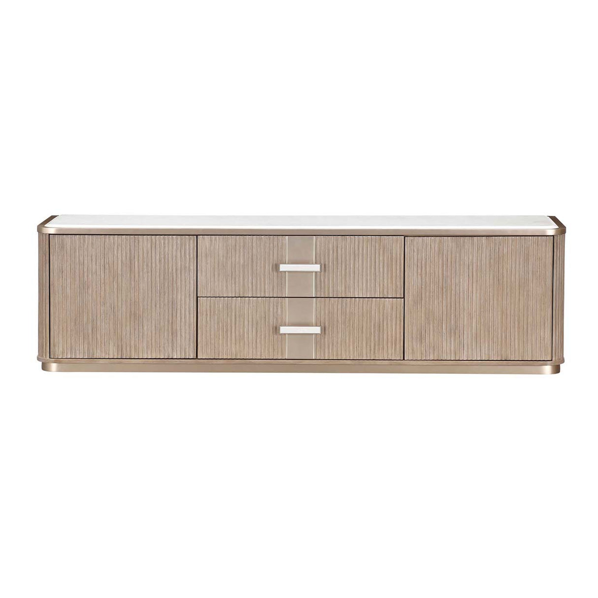West Kensington - Caramel Sea Salt Caramel Media Cabinet from Michael Amini - Luna Furniture