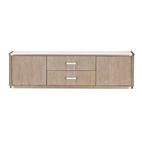 West Kensington - Caramel Sea Salt Caramel Media Cabinet from Michael Amini - Luna Furniture
