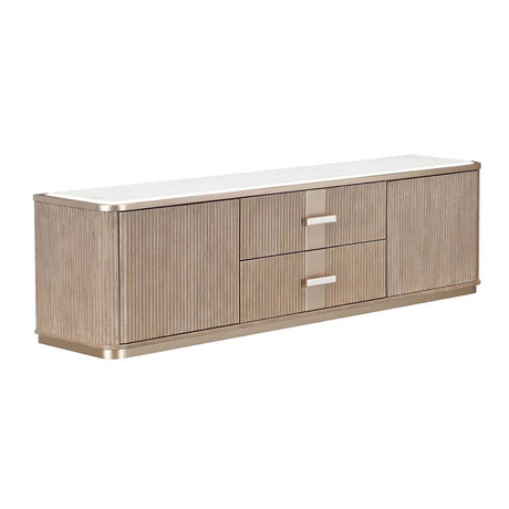 West Kensington - Caramel Sea Salt Caramel Media Cabinet from Michael Amini - Luna Furniture
