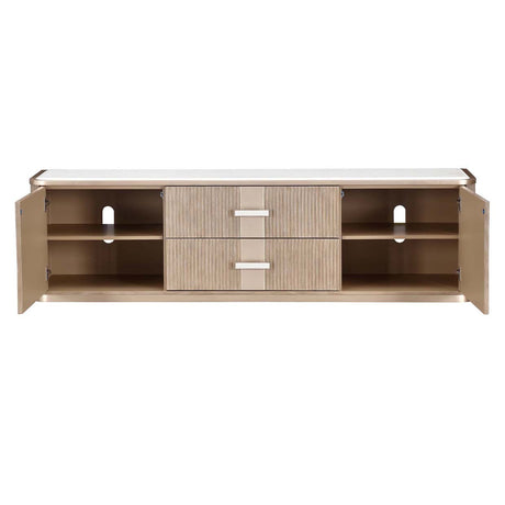West Kensington - Caramel Sea Salt Caramel Media Cabinet from Michael Amini - Luna Furniture