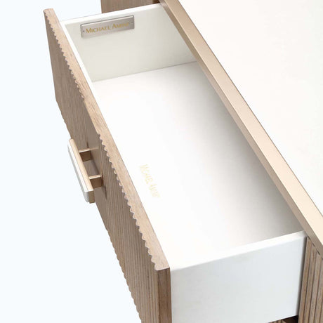 West Kensington - Caramel Sea Salt Caramel Media Cabinet from Michael Amini - Luna Furniture