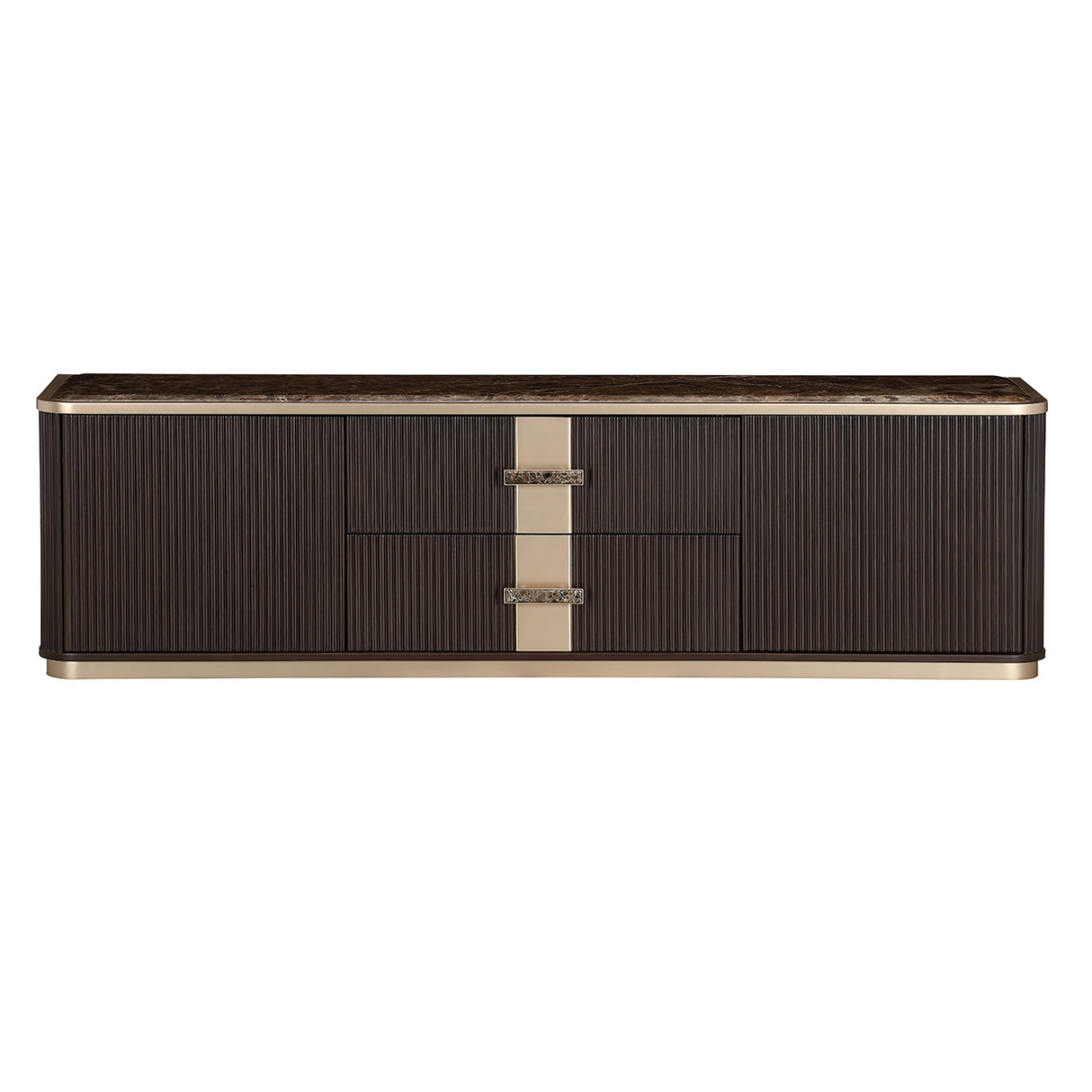 West Kensington Medium Espresso Media Cabinet from Michael Amini - Luna Furniture