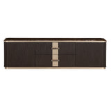 West Kensington Medium Espresso Media Cabinet from Michael Amini - Luna Furniture