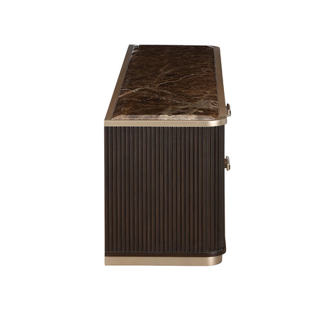 West Kensington Medium Espresso Media Cabinet from Michael Amini - Luna Furniture