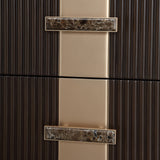 West Kensington Medium Espresso Media Cabinet from Michael Amini - Luna Furniture