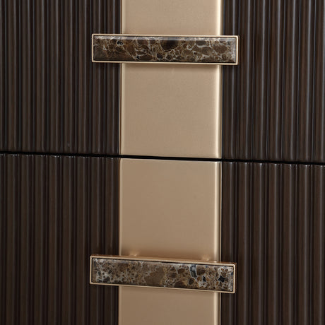 West Kensington Medium Espresso Media Cabinet from Michael Amini - Luna Furniture