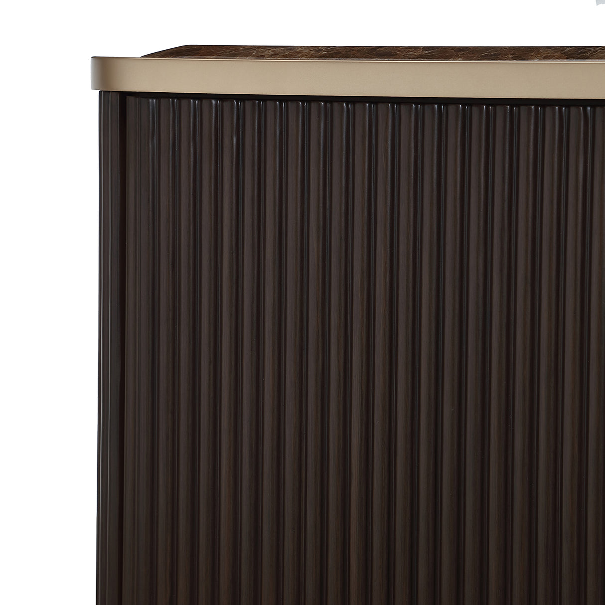 West Kensington Medium Espresso Media Cabinet from Michael Amini - Luna Furniture