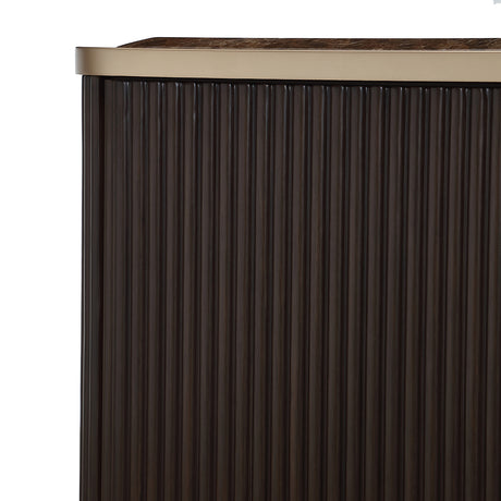 West Kensington Medium Espresso Media Cabinet from Michael Amini - Luna Furniture