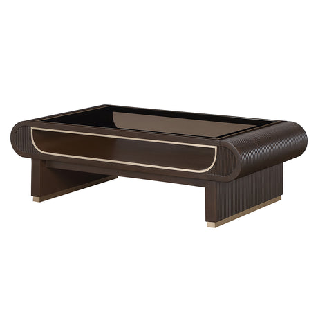 West Kensington Medium Espresso Cocktail Table from Michael Amini - Luna Furniture