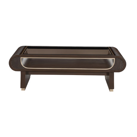 West Kensington Medium Espresso Cocktail Table from Michael Amini - Luna Furniture