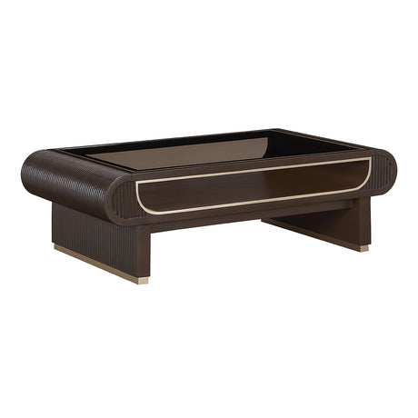 West Kensington Medium Espresso Cocktail Table from Michael Amini - Luna Furniture