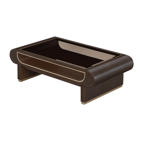 West Kensington Medium Espresso Cocktail Table from Michael Amini - Luna Furniture