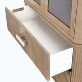 West Kensington - Caramel Sea Salt Caramel Display Cabinet from Michael Amini - Luna Furniture