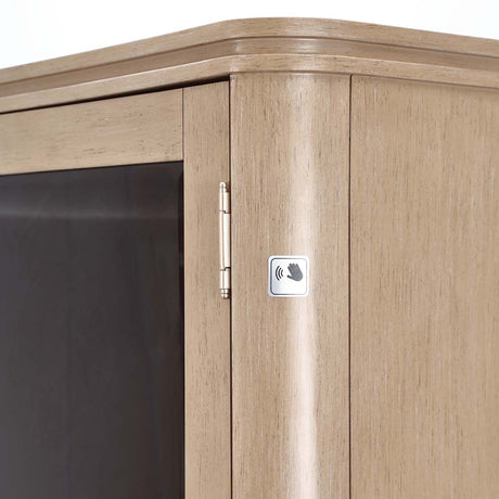 West Kensington - Caramel Sea Salt Caramel Display Cabinet from Michael Amini - Luna Furniture