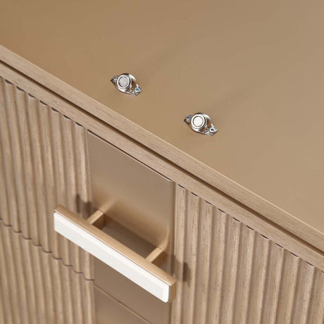 West Kensington - Caramel Sea Salt Caramel Display Cabinet from Michael Amini - Luna Furniture
