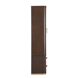 West Kensington Medium Espresso Display Cabinet from Michael Amini - Luna Furniture