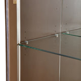 West Kensington Medium Espresso Display Cabinet from Michael Amini - Luna Furniture