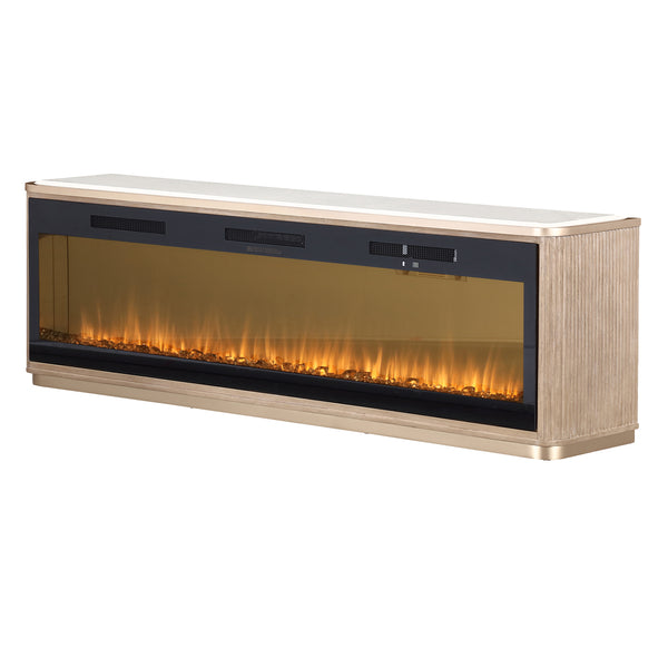 West Kensington - Caramel Sea Salt Caramel Fireplace & Electric Insert 2pc